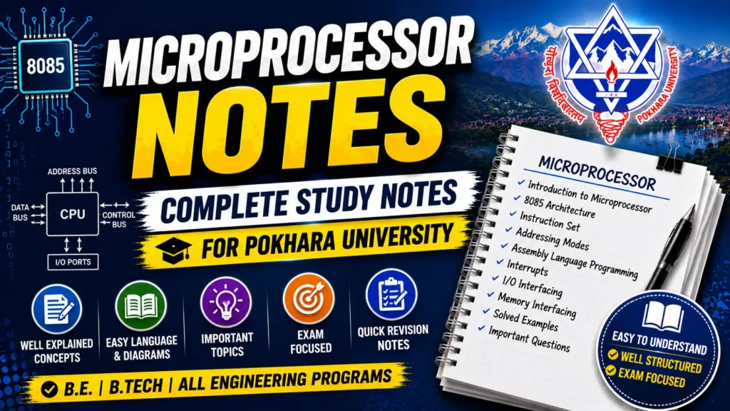 Microprocessor Notes | Pokhara University Computer Engineering