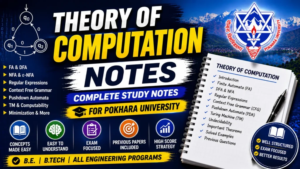Theory of Computation Notes | Pokhara University Computer Engineering