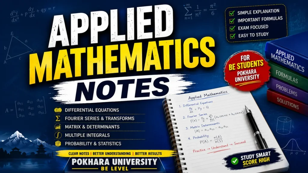 Applied Mathematics Notes for Pokhara University Computer Engineering