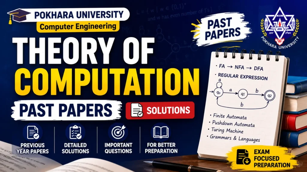 Theory of Computation Past Papers for Pokhara University Computer Engineering