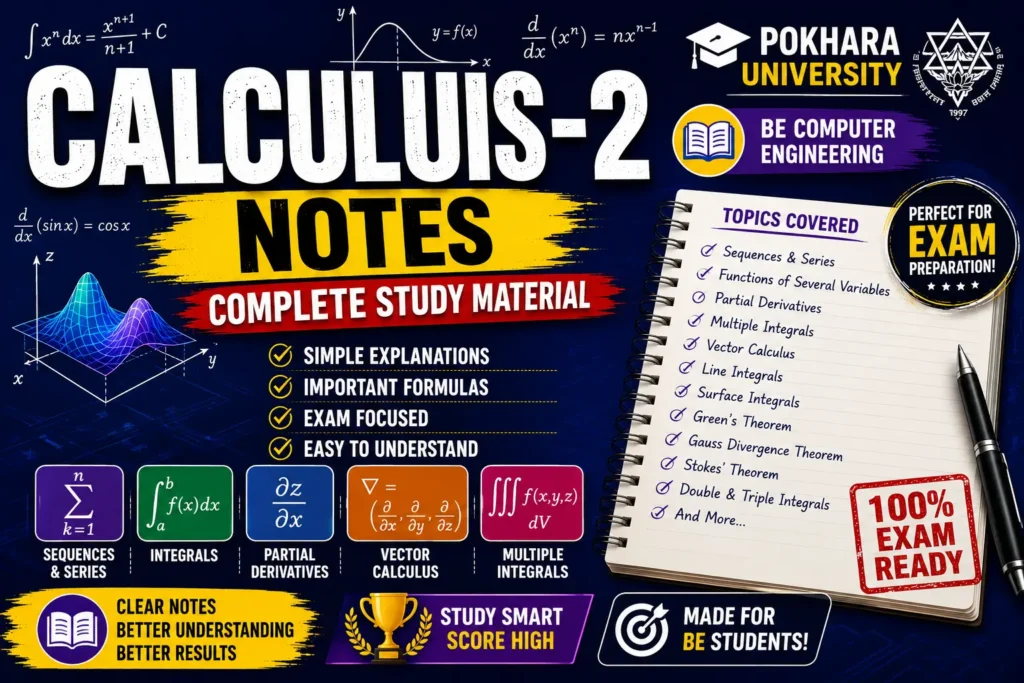 Calculus II Notes for Pokhara University Computer Engineering